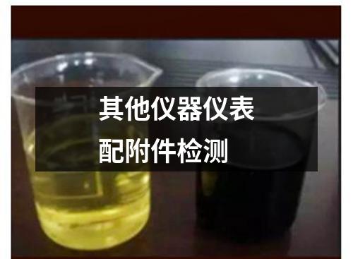 其他儀器儀表配附件檢測(cè)