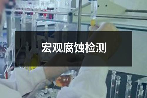 宏觀腐蝕檢測