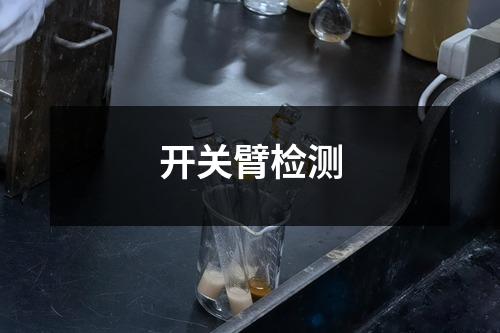 開關臂檢測