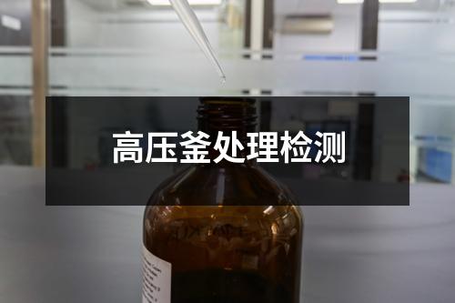 高壓釜處理檢測