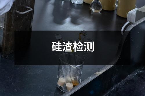 硅渣檢測