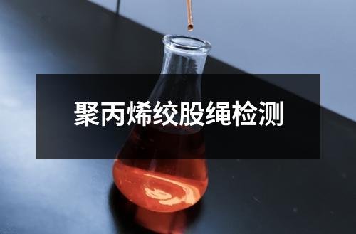 聚丙烯絞股繩檢測(cè)