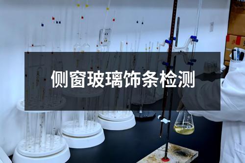 側窗玻璃飾條檢測