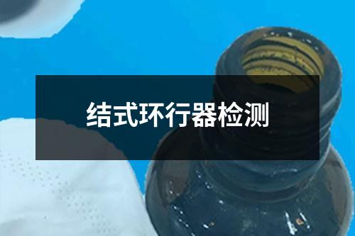 結(jié)式環(huán)行器檢測