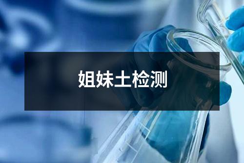 姐妹土檢測