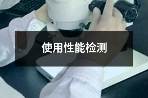 使用性能檢測(cè)
