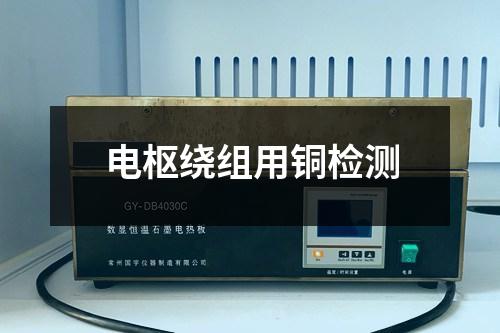 電樞繞組用銅檢測