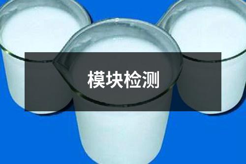 模塊檢測