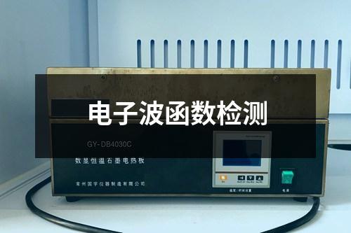 電子波函數(shù)檢測