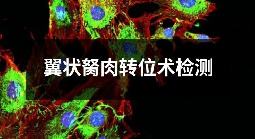 翼狀胬肉轉位術檢測
