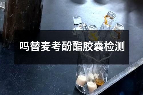 嗎替麥考酚酯膠囊檢測(cè)