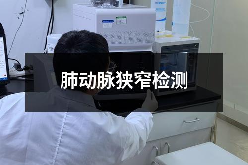 肺動脈狹窄檢測