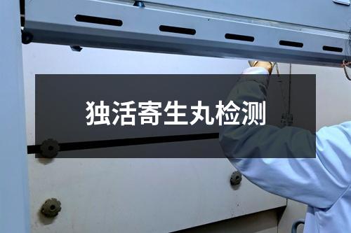 獨活寄生丸檢測