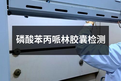 磷酸苯丙哌林膠囊檢測(cè)