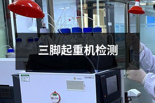 三腳起重機(jī)檢測