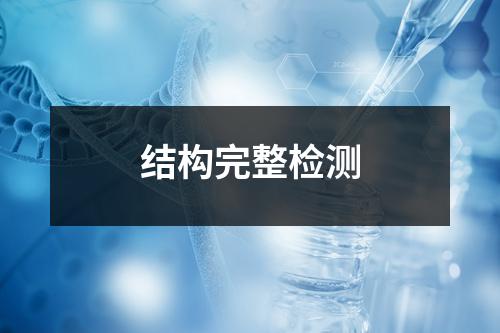 結(jié)構(gòu)完整檢測