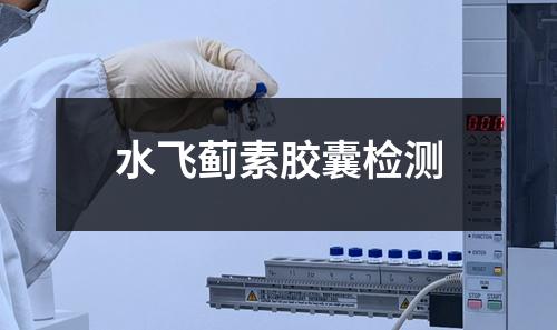 水飛薊素膠囊檢測