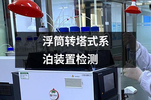 浮筒轉(zhuǎn)塔式系泊裝置檢測