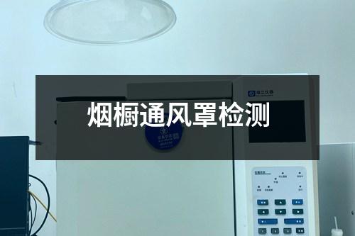 煙櫥通風(fēng)罩檢測
