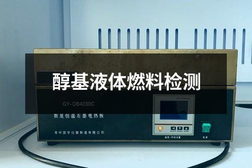醇基液體燃料檢測