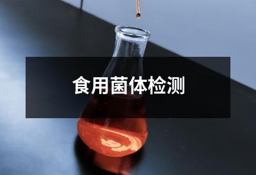 食用菌體檢測(cè)