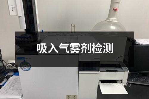 吸入氣霧劑檢測