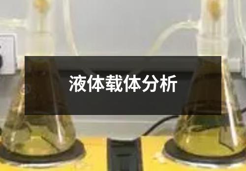 液體載體分析
