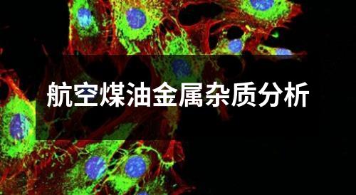 航空煤油金屬雜質(zhì)分析