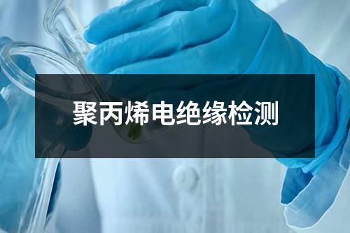 聚丙烯電絕緣檢測(cè)