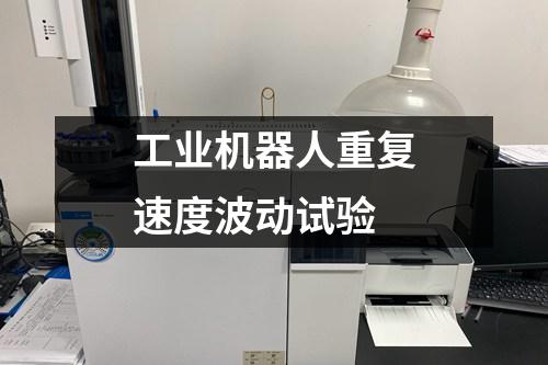 工業(yè)機器人重復速度波動試驗