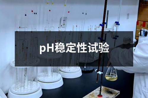 pH穩(wěn)定性試驗