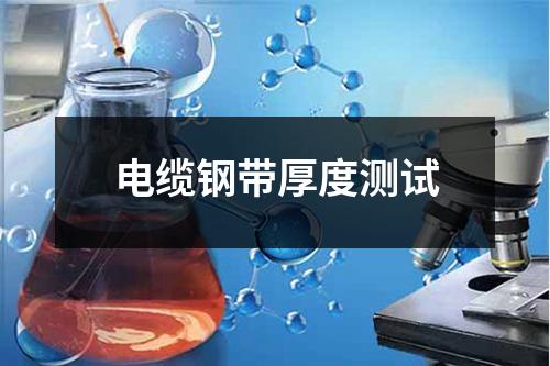 電纜鋼帶厚度測試