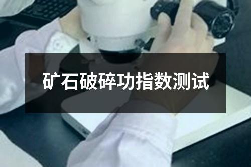 礦石破碎功指數(shù)測試