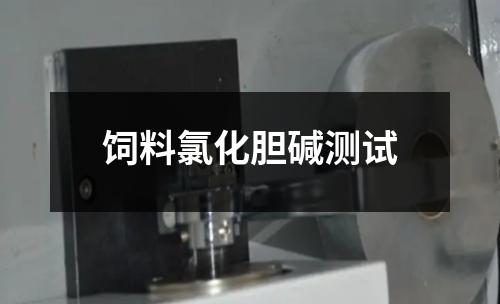 飼料氯化膽堿測(cè)試