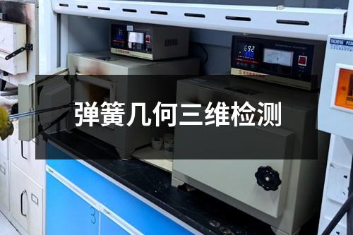 彈簧幾何三維檢測