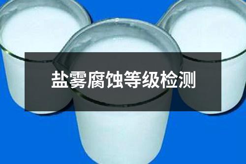 鹽霧腐蝕等級(jí)檢測(cè)
